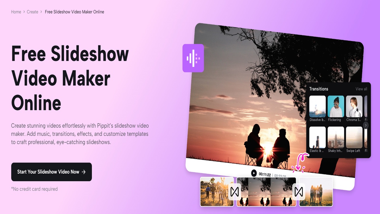 How to Add Music and Audio Effects to Your Slideshow Videos with Pippit AI
